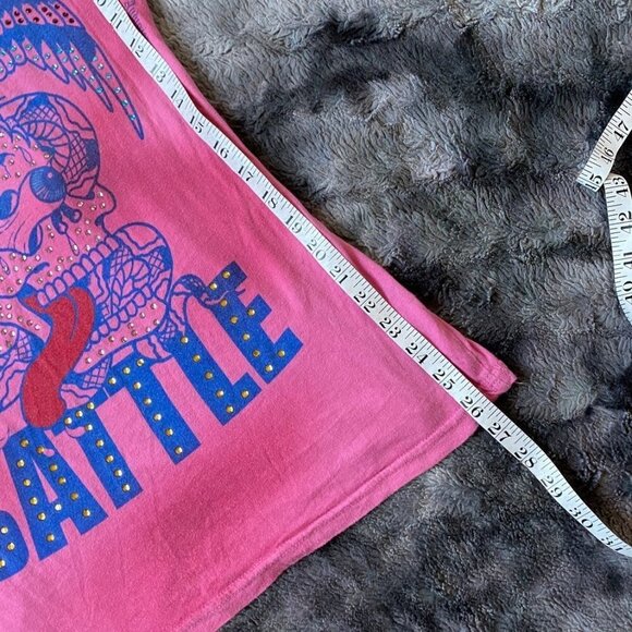 VTG Ed Hardy Battle Skull Airbrush Tee - Picture 8 of 10